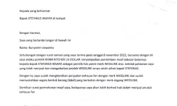 Penindakan Tegas Terhadap Pemalsuan dan Penggunaan Merk WESSLINE Tanpa Izin oleh Bunyamin Siswanto Nyam Kitchen